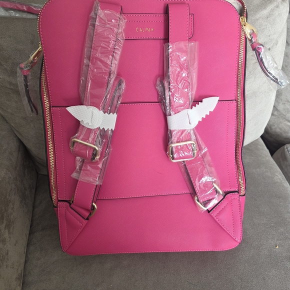 Calpak Pink Laptop Backpack - Picture 7 of 8